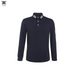 ANEW 어뉴골프 7종 남성 넥라인 긴팔 카라 티셔츠